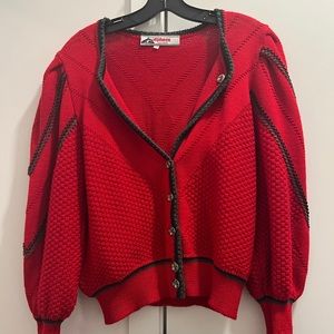 Vintage Austrian cardigan purchased from and authentic by Imparfaite Paris
